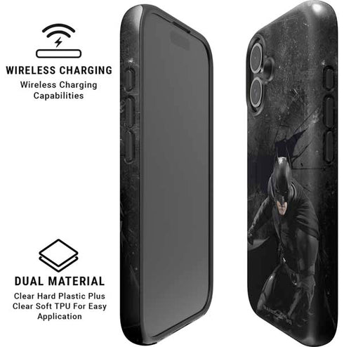 DC Comics Batman in Black iPhone 16 Magsafe Impact Case