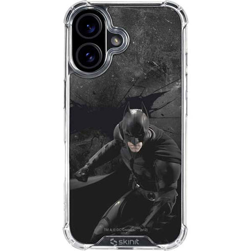 DC Comics Batman in Black iPhone 16 Plus Clear Case