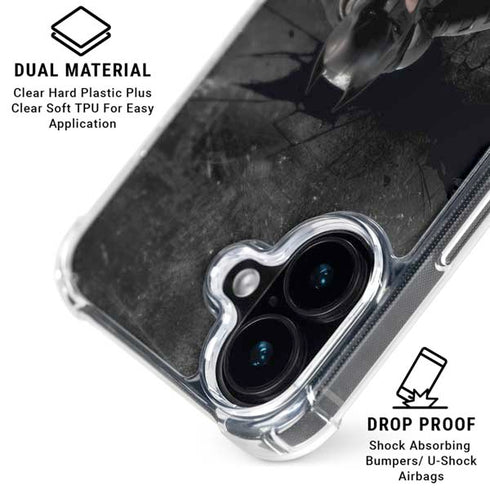 DC Comics Batman in Black iPhone 16 Plus MagSafe Case