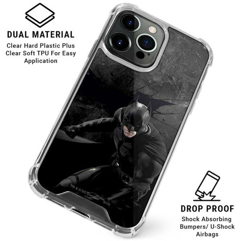 DC Comics Batman in Black iPhone 16 Pro Max Clear Case
