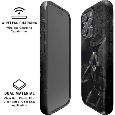 DC Comics Batman in Black iPhone 16 Pro Max Magsafe Impact Case