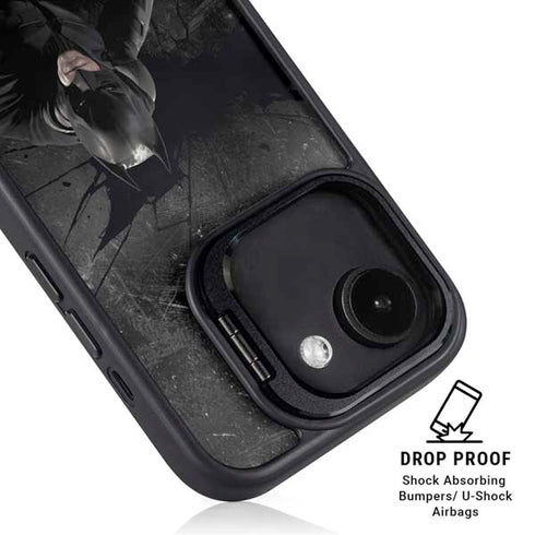 DC Comics Batman in Black iPhone 16e Kickstand Case