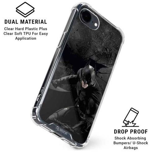 DC Comics Batman in Black iPhone 16e Clear Case