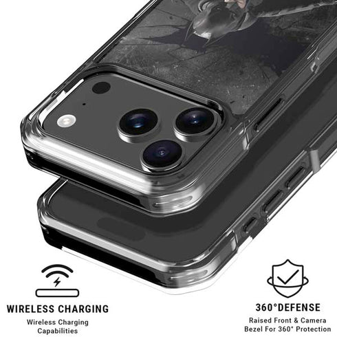 DC Comics Batman in Black iPhone 18 Pro Clear Case