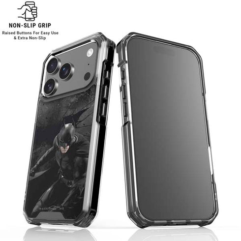 DC Comics Batman in Black iPhone 18 Pro Clear Case