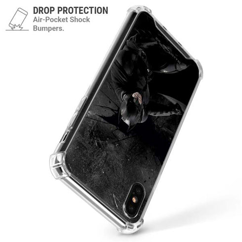 DC Comics Batman in Black iPhone X/XS Clear Case