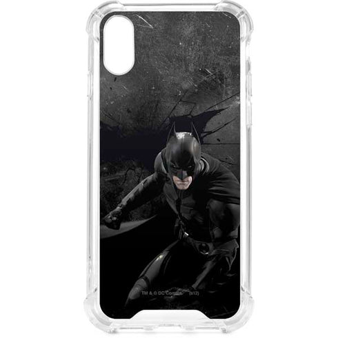 DC Comics Batman in Black iPhone XS Clear Case
