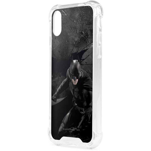 DC Comics Batman in Black iPhone XS Clear Case