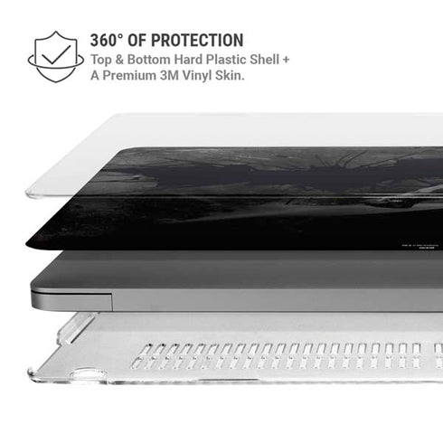 DC Comics Batman in Black MacBook Pro 14in (2021-24) Case plus Skin