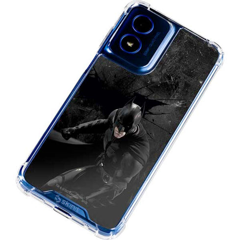 DC Comics Batman in Black Moto G Play 4G (2024) Clear Case