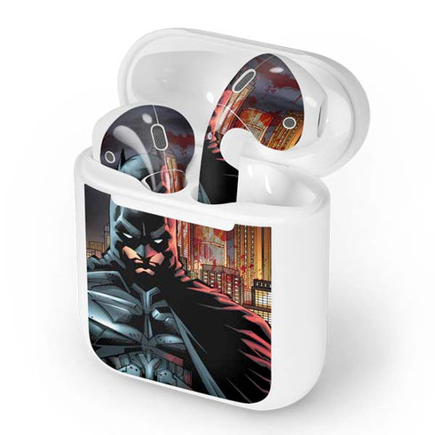 DC Comics Batman The Dark Knight Comic Art in Gotham City Apple AirPods Skin