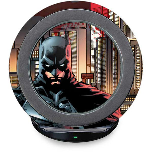 DC Comics Batman The Dark Knight Comic Art in Gotham City Fast Charge Wireless Charging Stand Skin