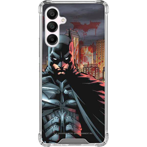 DC Comics Batman The Dark Knight Comic Art in Gotham City Galaxy A16 5G Clear Case