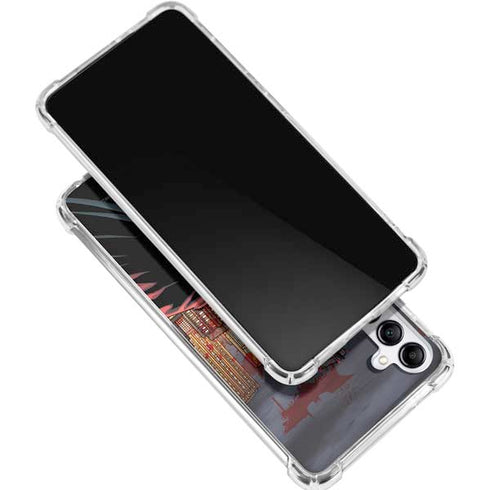 DC Comics Batman The Dark Knight Comic Art in Gotham City Galaxy A16 5G Clear Case