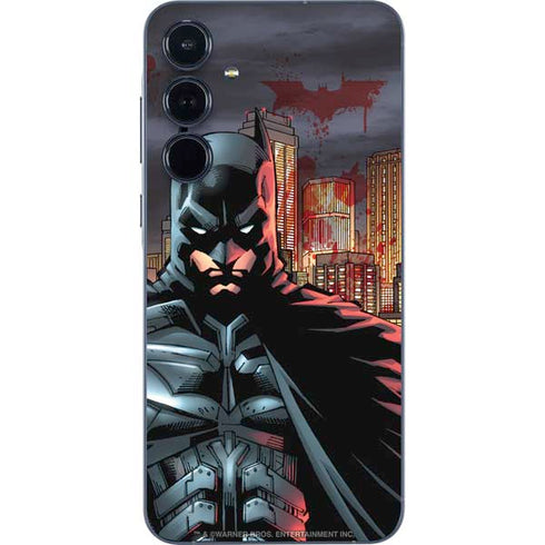 DC Comics Batman The Dark Knight Comic Art in Gotham City Galaxy A35 5G Skin