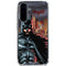 DC Comics Batman The Dark Knight Comic Art in Gotham City Galaxy A36 5G Clear Case