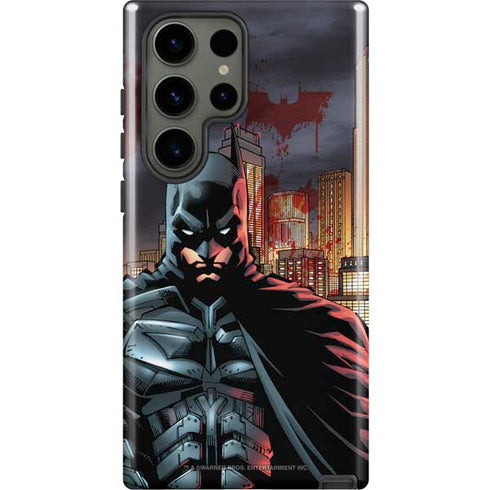 DC Comics Batman The Dark Knight Comic Art in Gotham City Galaxy S23 Ultra Pro Case