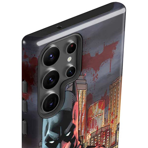 DC Comics Batman The Dark Knight Comic Art in Gotham City Galaxy S23 Ultra Pro Case