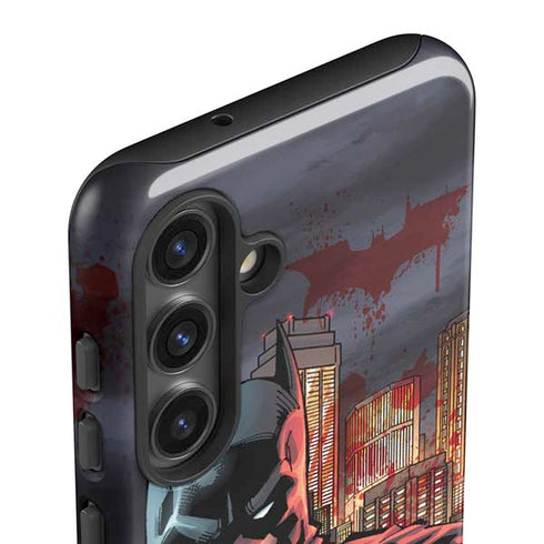 DC Comics Batman The Dark Knight Comic Art in Gotham City Galaxy S25 Impact Case