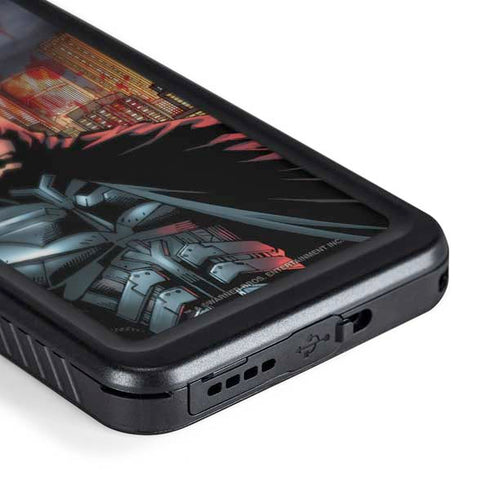DC Comics Batman The Dark Knight Comic Art in Gotham City Galaxy S24 Waterproof Case