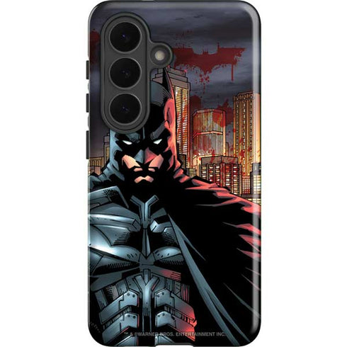 DC Comics Batman The Dark Knight Comic Art in Gotham City Galaxy S26 Plus Impact Case