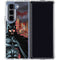 DC Comics Batman The Dark Knight Comic Art in Gotham City Galaxy Z Fold5 5G Clear Case