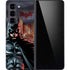 DC Comics Batman The Dark Knight Comic Art in Gotham City Galaxy Z Fold5 5G Skin