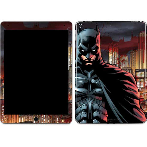 DC Comics Batman The Dark Knight Comic Art in Gotham City iPad Skins