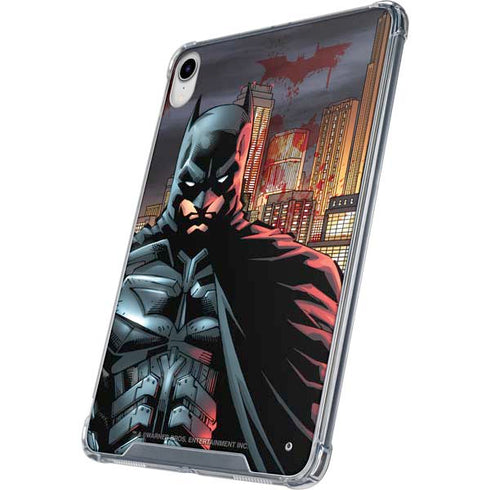 DC Comics Batman The Dark Knight Comic Art in Gotham City iPad 11th Gen (2025) Clear Case