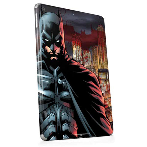 DC Comics Batman The Dark Knight Comic Art in Gotham City Apple iPad Skin