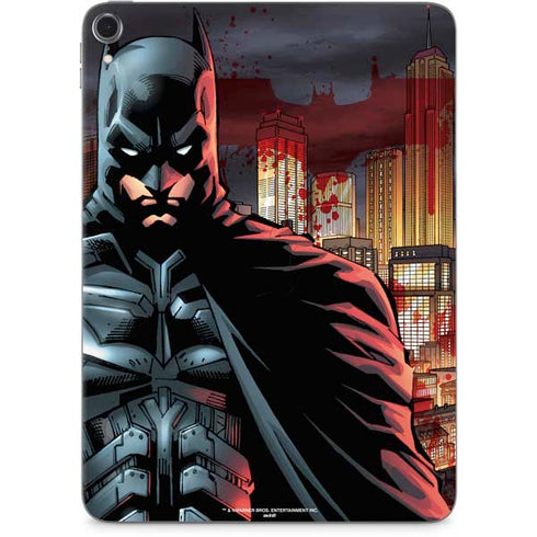 DC Comics Batman The Dark Knight Comic Art in Gotham City Apple iPad Pro Skin