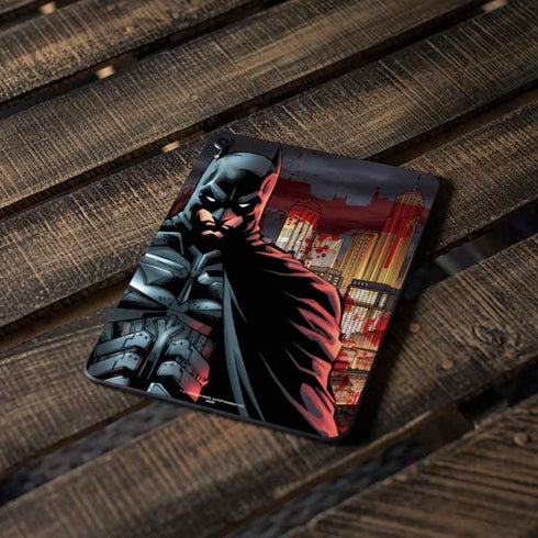 DC Comics Batman The Dark Knight Comic Art in Gotham City Apple iPad Pro Skin