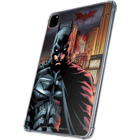 DC Comics Batman The Dark Knight Comic Art in Gotham City iPad Pro 11in (2024) Clear Case