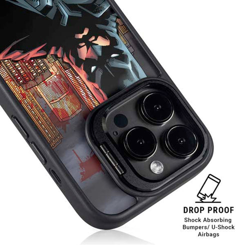 DC Comics Batman The Dark Knight Comic Art in Gotham City iPhone 13 Pro Max Kickstand Case