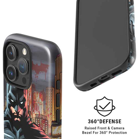 DC Comics Batman The Dark Knight Comic Art in Gotham City iPhone 16 Pro Magsafe Impact Case
