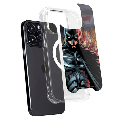 DC Comics Batman The Dark Knight Comic Art in Gotham City iPhone 16 Pro Max MagSafe Case