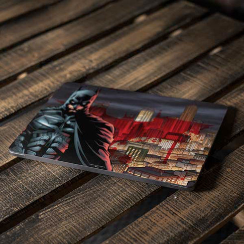 DC Comics Batman The Dark Knight Comic Art in Gotham City Apple MacBook Air Skin