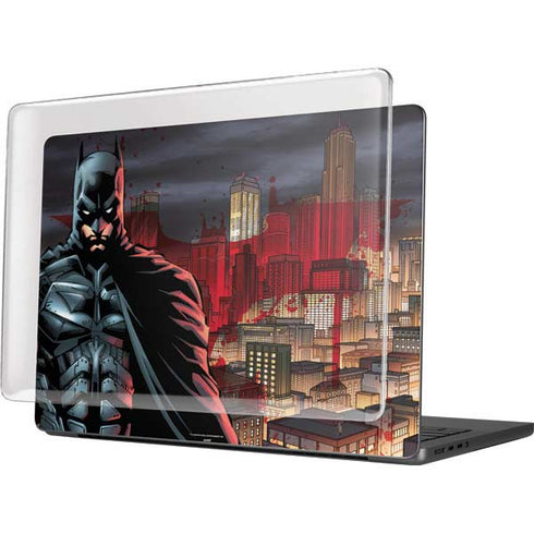 DC Comics Batman The Dark Knight Comic Art in Gotham City MacBook Pro 14in (2021-24) Case plus Skin