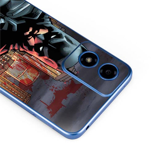DC Comics Batman The Dark Knight Comic Art in Gotham City Moto G Play 4G (2024) Skin