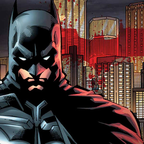 DC Comics Batman The Dark Knight Comic Art in Gotham City Moto G6 Skin