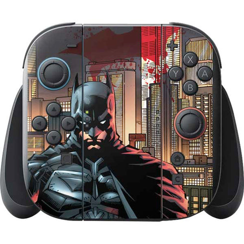 DC Comics Batman The Dark Knight Comic Art in Gotham City Nintendo Switch 2 (2025) with Joy-Con Skin