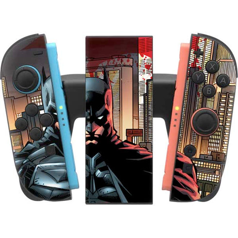 DC Comics Batman The Dark Knight Comic Art in Gotham City Nintendo Switch 2 (2025) Joy-Con Controller Skin