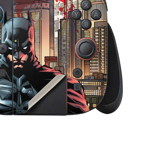 DC Comics Batman The Dark Knight Comic Art in Gotham City Nintendo Switch 2 (2025) Joy-Con Controller Skin