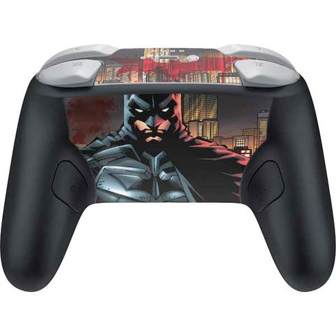 DC Comics Batman The Dark Knight Comic Art in Gotham City Nintendo Switch 2 (2025) Pro Controller Skin