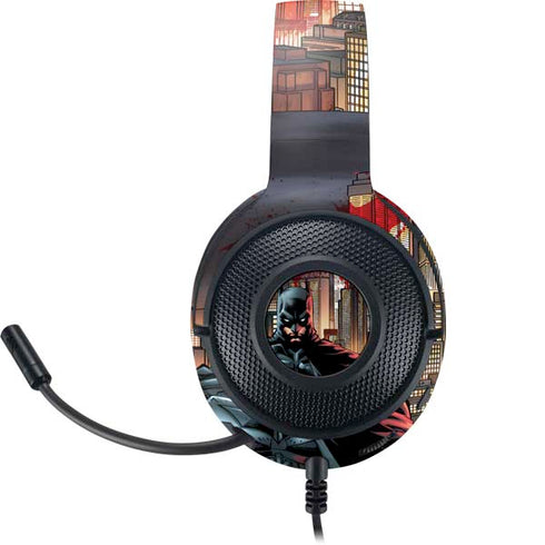 DC Comics Batman The Dark Knight Comic Art in Gotham City Razer Kraken X Skin