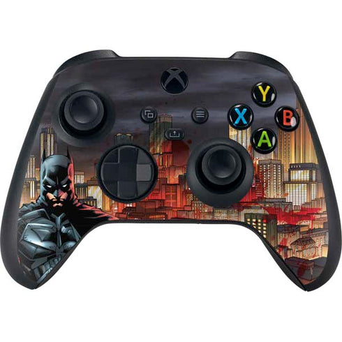 DC Comics Batman The Dark Knight Comic Art in Gotham City Xbox Series X Skins