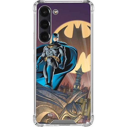 DC Comics Batman in the Sky Galaxy S24 FE Clear Case