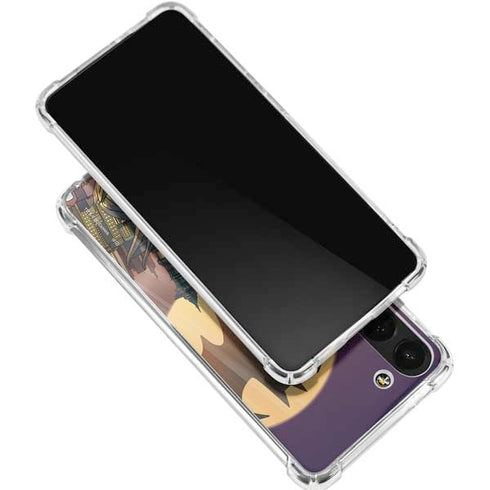 DC Comics Batman in the Sky Galaxy S24 FE Clear Case