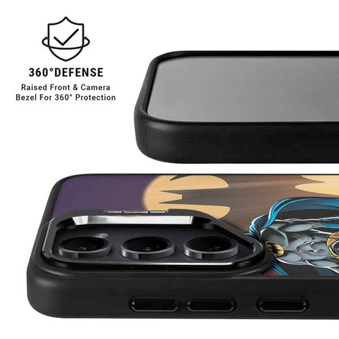 DC Comics Batman in the Sky Galaxy S25 Kickstand Case