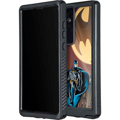 DC Comics Batman in the Sky Galaxy S24 Ultra Waterproof Case